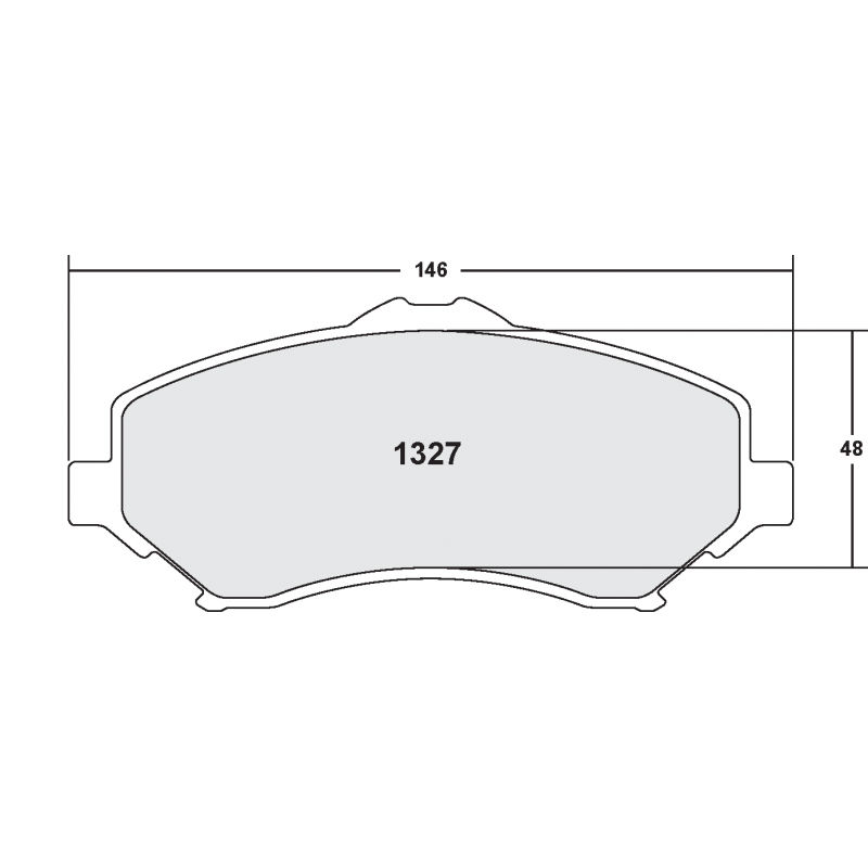 Street brake pads - Chrysler / Dodge
Jeep / VW
front pad
